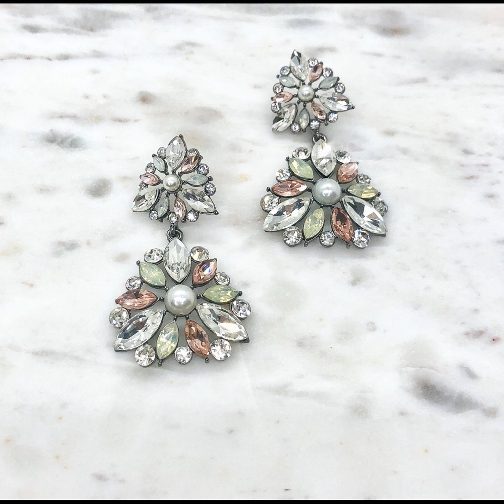Crystal Chandelier Earrings - Picture 6 of 8